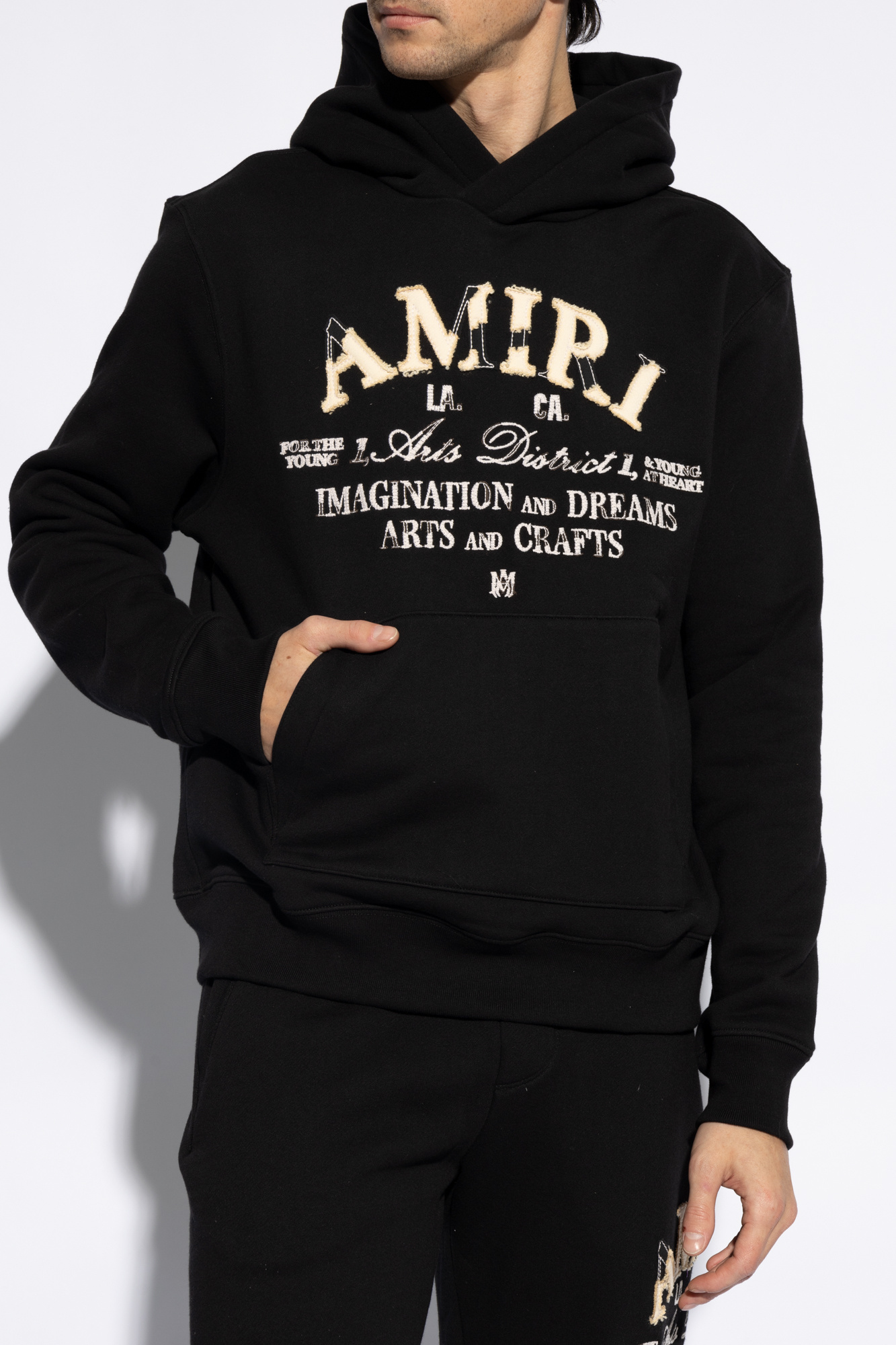 【送料&関税込】AMIRI Black Hoodie With Maxi Logo Lettering AMIRI hoodie with logo - Black | eBay
